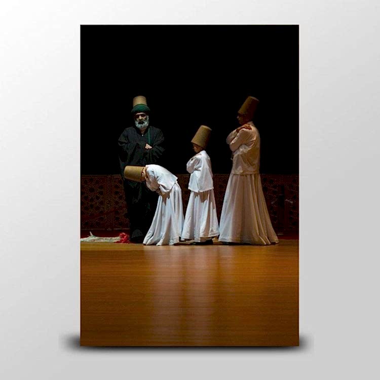 Mevlevi Semazen Temalı Kanvas Tablo