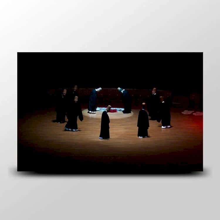 Mevlevi Semazen Temalı Kanvas Tablo