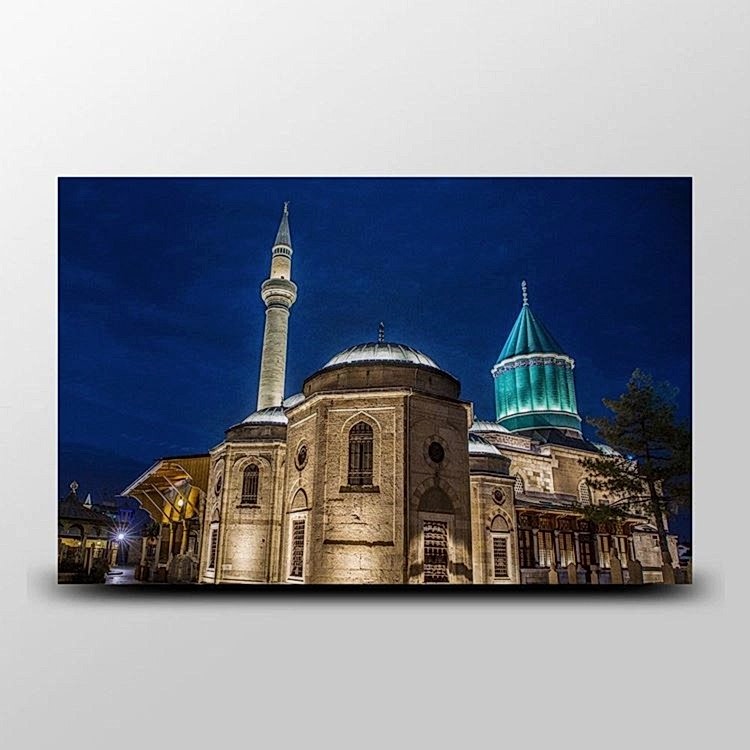 Mevlevi Semazen Temalı Kanvas Tablo