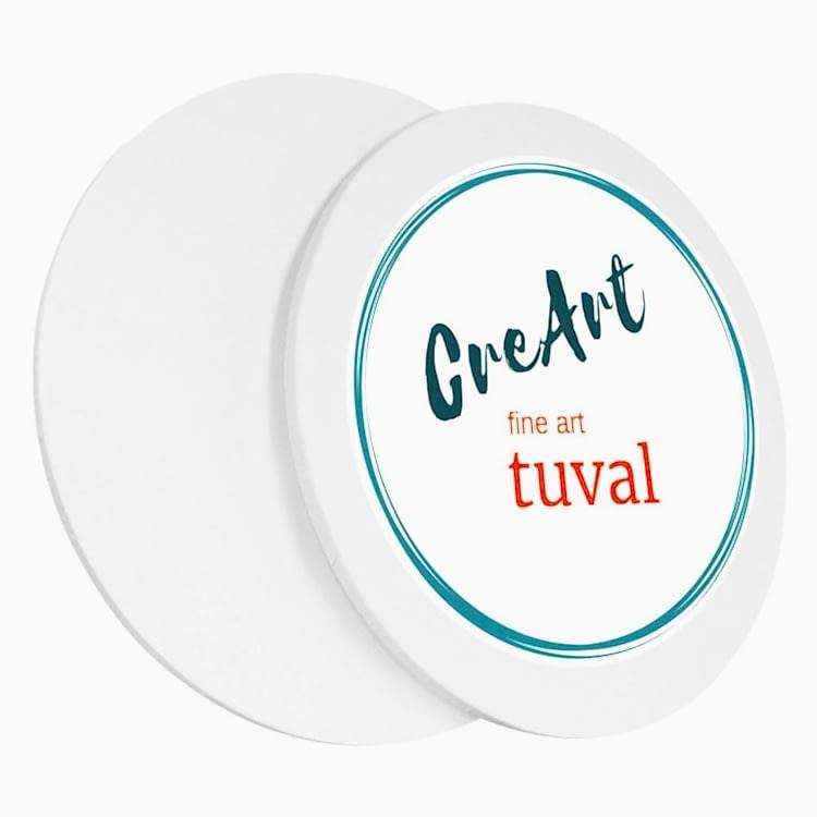 45 Cm Daire Resim Tuvali