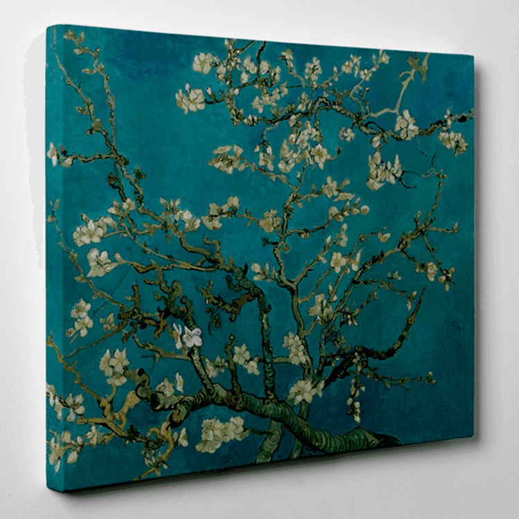 Çiçek Açan Badem Ağacı Kanvas Tablo Vincent Van Gogh