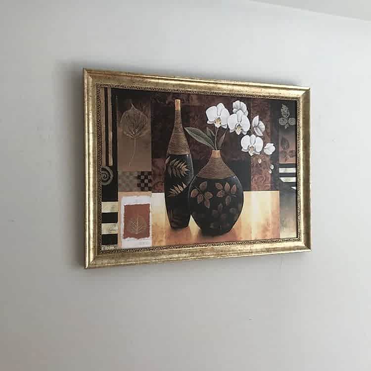 İkili Vazo Dekoratif Tablo 60x80 cm