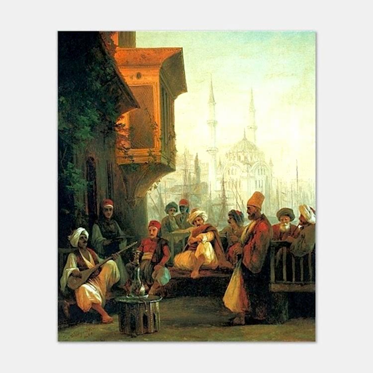 İstanbul Ortaköy’de Kahvehane