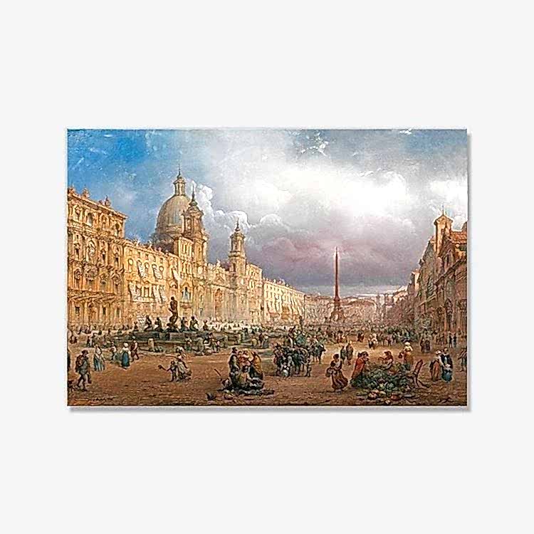 Roma’da Kalabalık Pazar