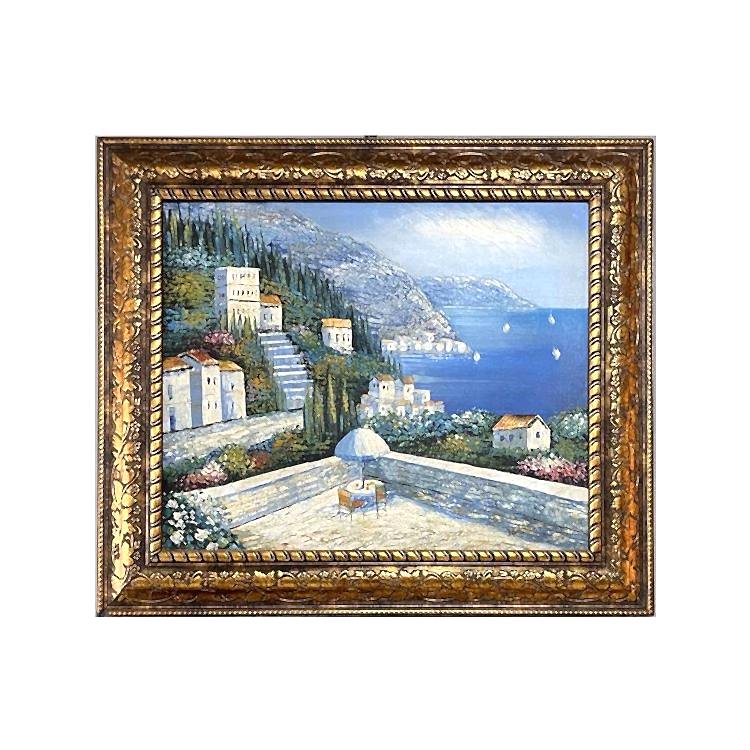 Deniz Manzara Yağlıboya Tablo 68x77 cm