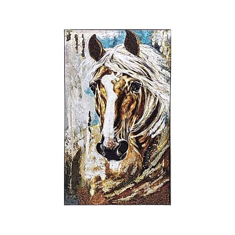 Dokulu At Tablosu 60x120 cm