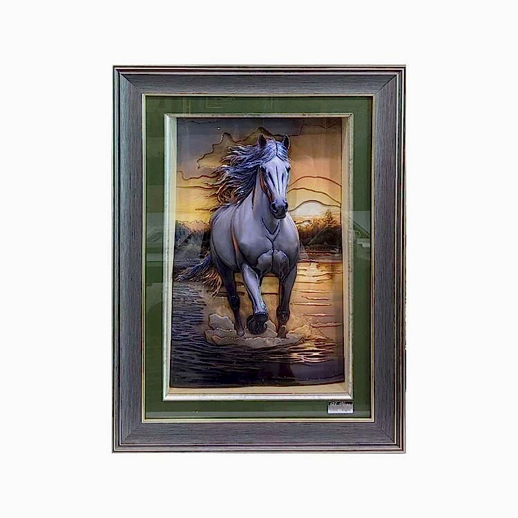 Rölyef Tablo At 55x70 cm