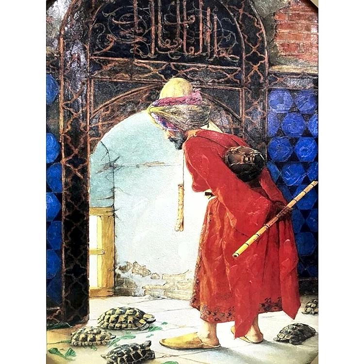 Kaplumbağa Terbiyecisi 70x100 cm