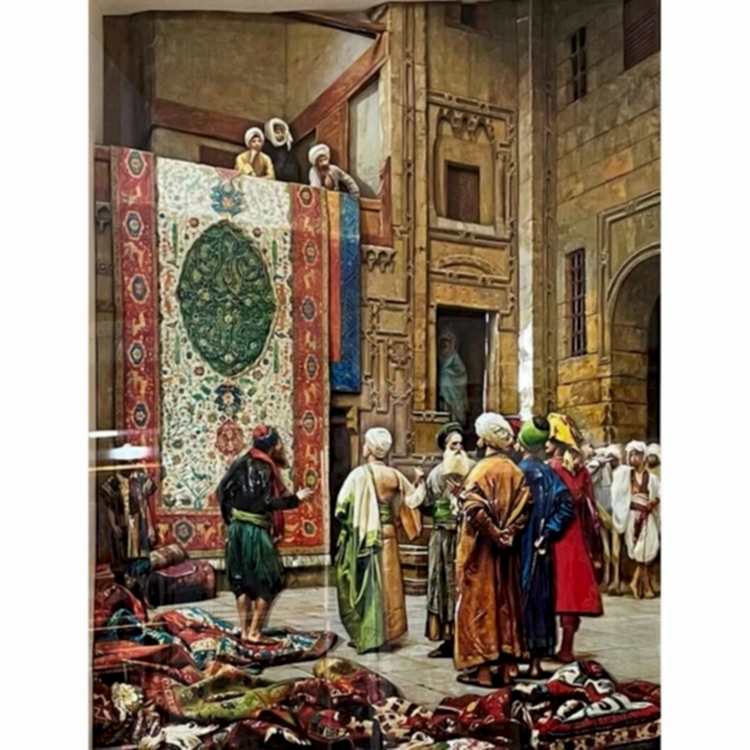 Rölyef Tablo Halı Satıcısı 67x86 cm