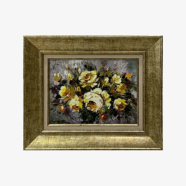 Yağlı Boya Tablo Çiçek 50X60 cm