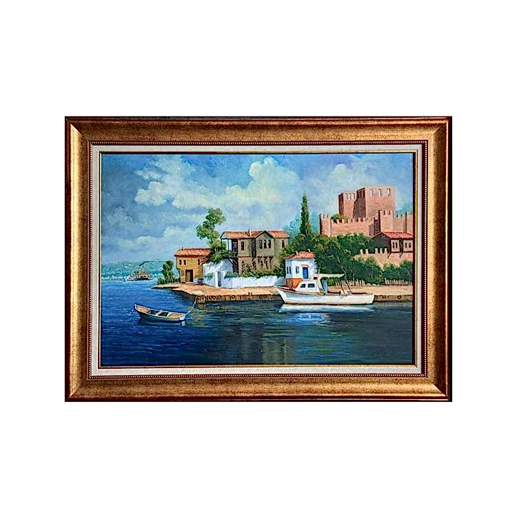 Anadolu Kavağı Yağlıboya Tablo 80x110 cm