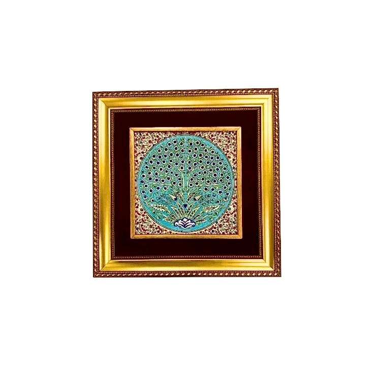 Çini Tablo Hayat Ağacı 35x35 cm